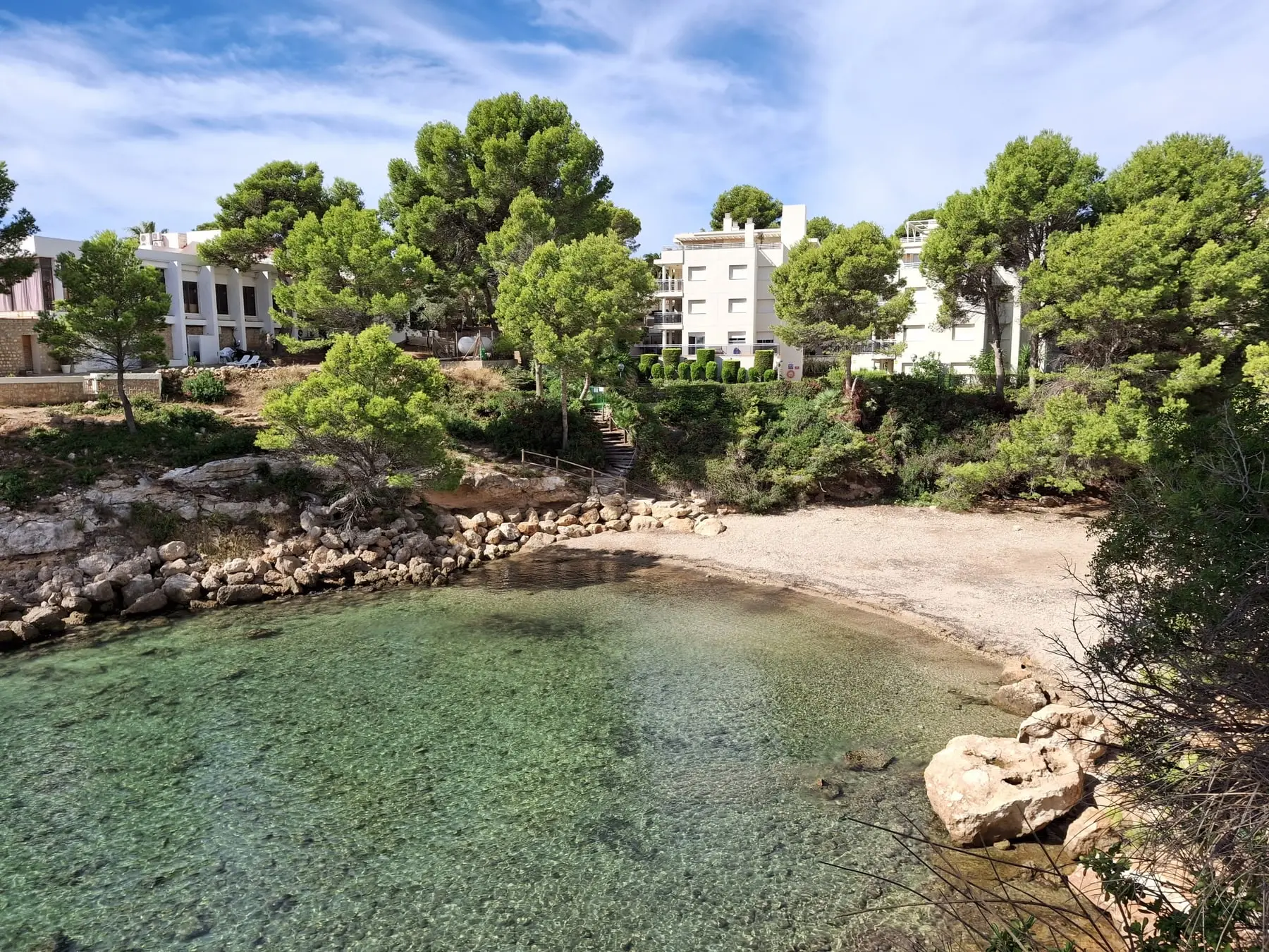 Cala Llobeta, en la urbanización Calafat